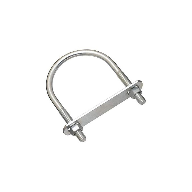 National Hardware N222-217 U Bolt, 652, 652-3/8"x3 x4-1/2, Zinc Plated