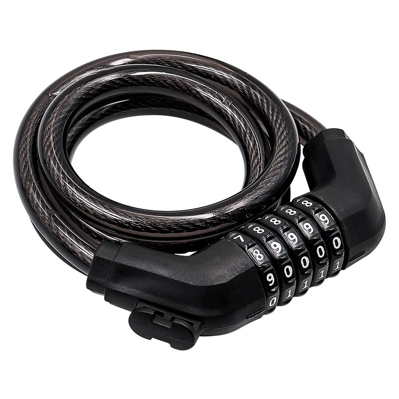 Pack of 2 NUZAMAS Bicycle Comnination Chain Lock with Holder,