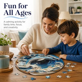 Mysterious Animals Wooden Jigsaw Puzzle – Precision-Cut Animal Puzzle for Adults, Teens, Kids, Family Games & Gifts