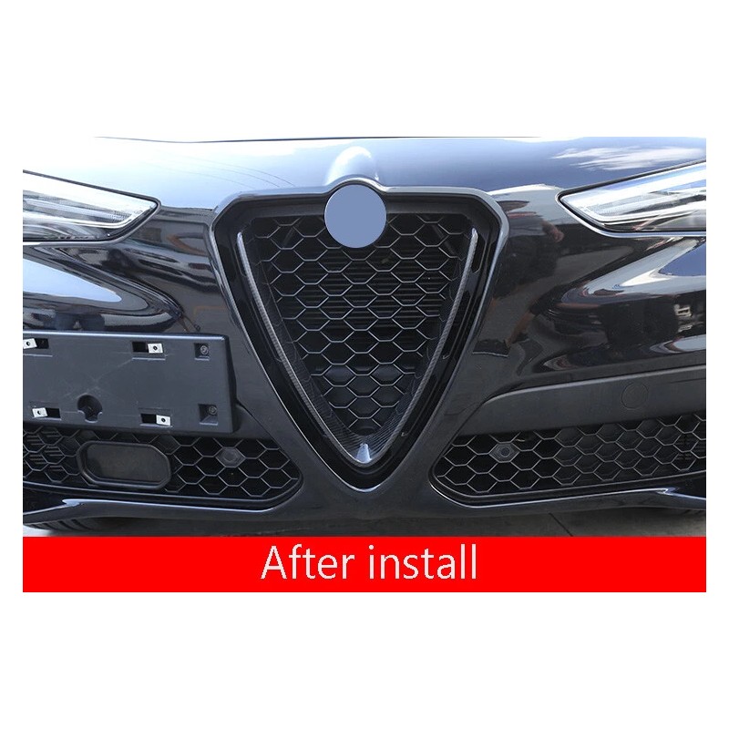 car-attention For 2017-2024 Alfa Romeo Stelvio Real Carbon Fiber V