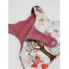 STRAMPLER BOHO WALDTIERE weiß altrosa (80)