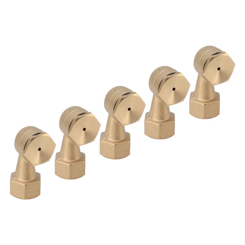 5PCS G1/2in Female Thread Brass Deck Jet Nozzles Durable Waterscape