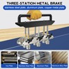 CINSEA Adjustable Rebar Bender with Three-Station Edge Roller Bender, Large