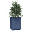vidaXL 2 pcs Durable Polypropylene Planters, Dark Gray, Lightweight, Impact-Resistant,
