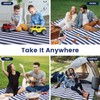sapsisel 80”x 80” Picnic Blanket Extra Large, Waterproof and Foldable