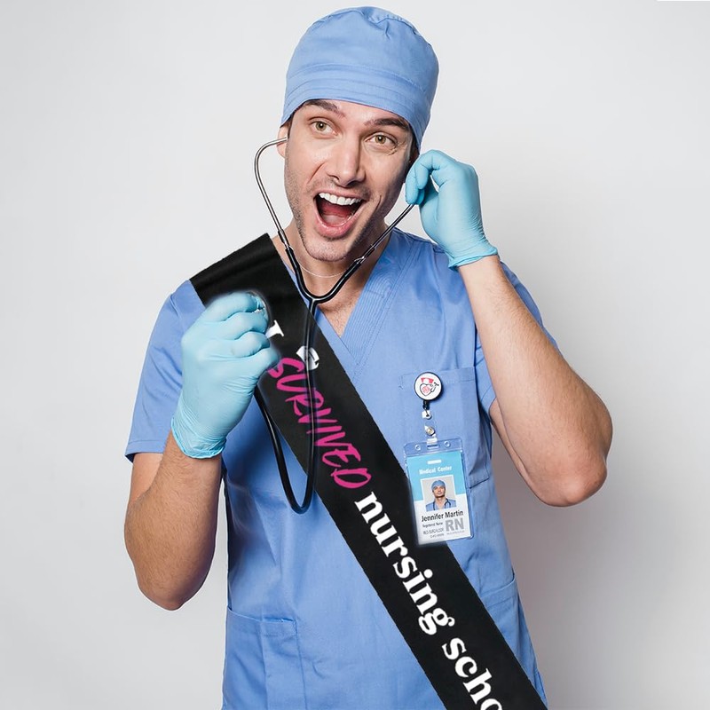 GotGala Black I Survived Nurse Nurse Medical Congratulations Graduated Graduates