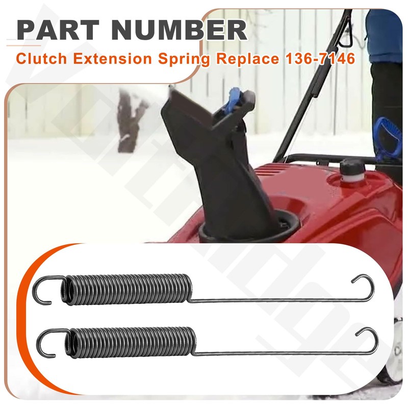 VoltRidge 2 Pcs 136-7146 Clutch Extension Spring for Toro 38752,