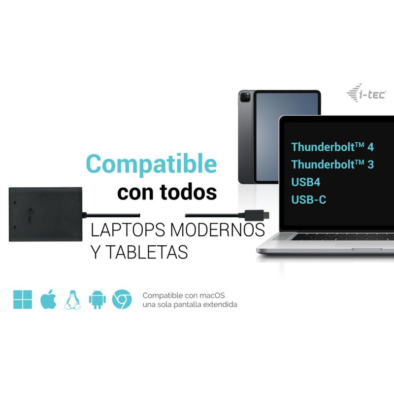 I-TEC USB C to Dual DPI 4K/ 60Hz