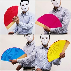 "Urara Trick" Magic 4 Color Quick Change Fan (Includes Urara Trick Production and Explanation Video)