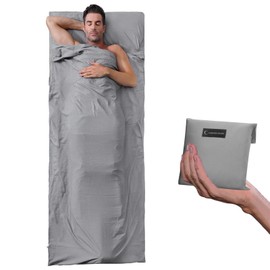 CZAYEFNH Sleeping Bag, 97.8 x 86.6 Inches, Portable, Versatile, Waterproof, Hygienic, Sleeping Bags for Travel, Camping, Hiking, Outdoor Activities