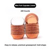 Bakexcel Mini Foil Paper Cupcake Liners, Perfect for Mini Cupcakes,