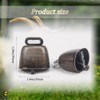 KOOBOOK 2Pcs Cow Horse Sheep Grazing Copper Bells Cattle Farm