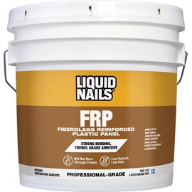 Liquid Nails Fiberglass Reinforced Panel Adhesive (FRP-310) 3.5 gal, White, 3.5 gallon