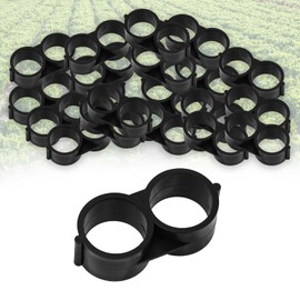 Tinoaly 100pcs Drip Irrigation End Closures for 1/2" Tubing, 17mm 0.600" ID Drip Line Plug Irrigation Fittings End Cap Connectors Replacement Parts for Garden Lawn Patio & Sprinkler Systems