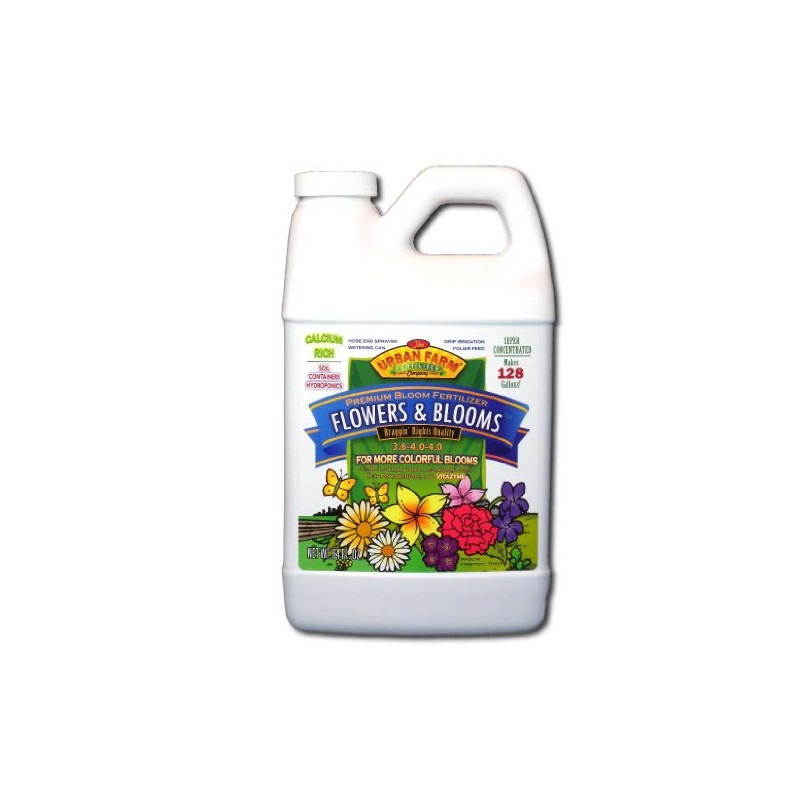 Urban Farm Fertilizers Flowers & Blooms, 1/2 Gallon
