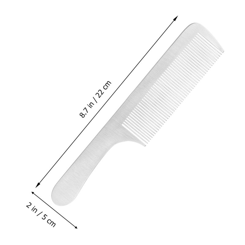 Healeved 1pcs Hair Cutting Comb Titanium Steel Comb Hair Comb