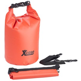 Xcase Waterproof Bag: Waterproof Dry Bag, Heavy Duty Industrial Tarpaulin, 5L Red (Outdoor Bags Waterproof, Dry Bag, Underwater Light)