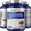 NusaPure French Maritime Pine Bark Extract 400mg per Veggie Caps