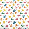 Polycotton Fabric Rainbow Numbers Words Learning Nursery School Kids (Price