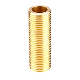 ExcInter 1/2" BSP 60mm Long Brass Running Nipple Threaded Plumbing Fitting Connector for Tank Connectors