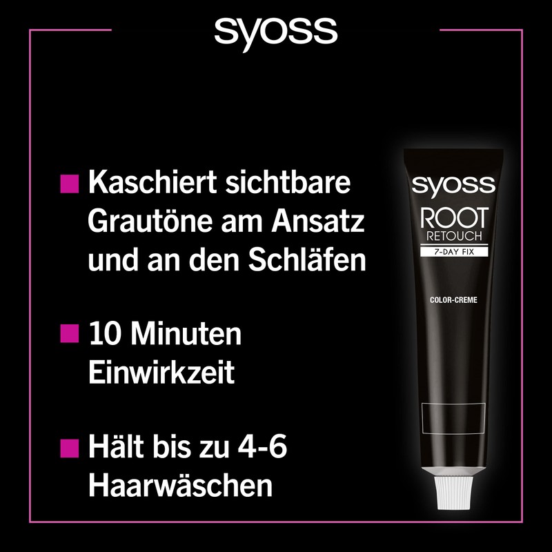 Syoss Root Retoucher Dark Brown Level 1 (3 x 60ml)