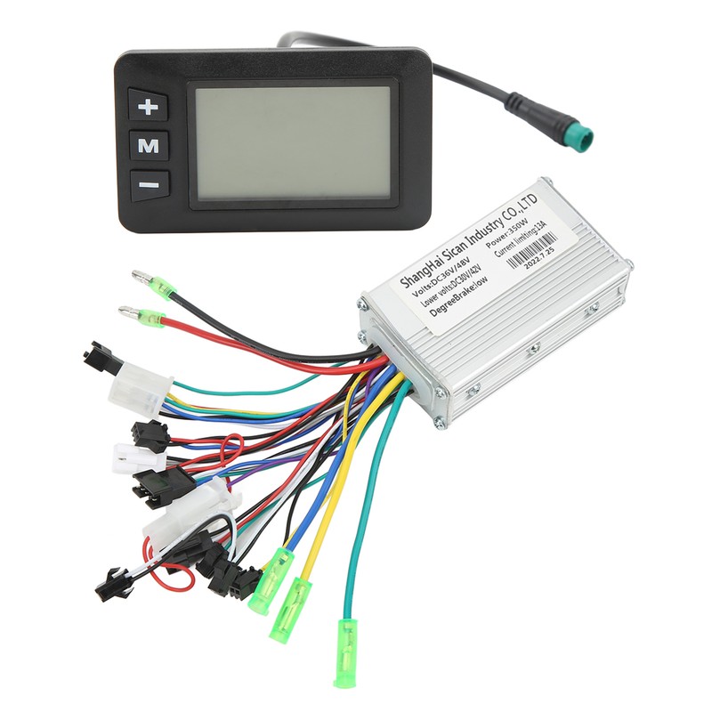 36V 48V 350W Electric Bike Brushless Motor Controller LCD Panel