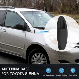 Anina para Toyota Sienna 2004-2010 reemplazo de estilo OEM 86392-AE010, bisel de base de goma, adorno de coche para montaje con ojales