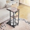 Redlife C Shaped End Tables Set of 2 Sofa Couch