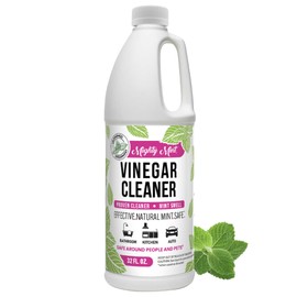 Mighty Mint Vinegar Cleaner, Non-Toxic, All-Purpose Cleaning for Household Surfaces, Natural Mint Scent, 32oz