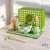 Jubiq Matcha Whisk Set - 8Pcs Ceramic Matcha Kit for
