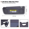 NHILES Atlas Gray Left Side Sun Visor Compatible with Honda