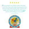 Melissa & Doug Turn & Tell Wooden Clock - Educational