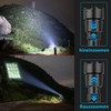 LED Flashlight USB Rechargeable Digital 120000lm High Luminous Flux Ultra