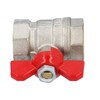 GOSHE Standard Butterfly Handle Ball Valve Brass 1/2" Thread Water