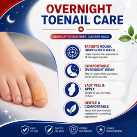Toenail Care Patches,21 Count Nail Patches for Toenail and Fingernails