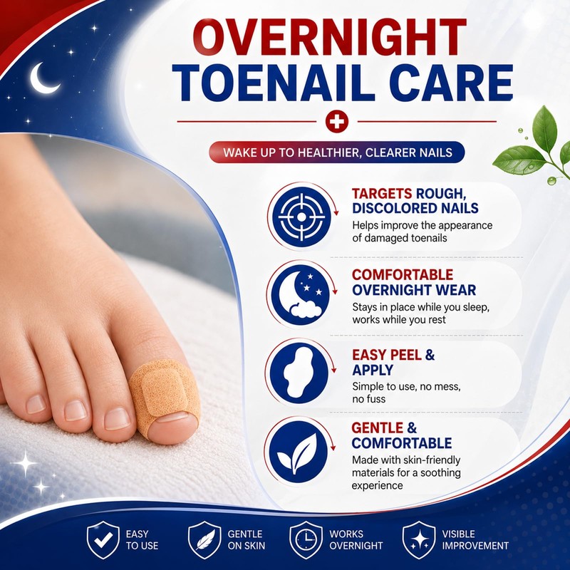 Toenail Care Patches,21 Count Nail Patches for Toenail and Fingernails