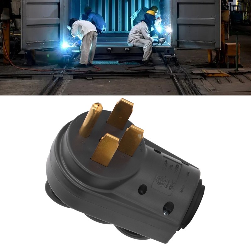 50A RV Plug Male NEMA 14‑50P 125/ Heavy Duty Replacement