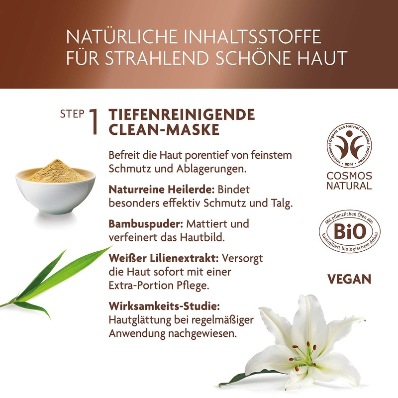 Luvos Lifting Booster Lifting Cream, Clean Mask Cleansing Mask Face