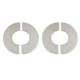 2 Sets Split Collars for Pipes Wood Stove Pipe Decorative Trim Collar Rosette Collar Furnace Chimney Decorative