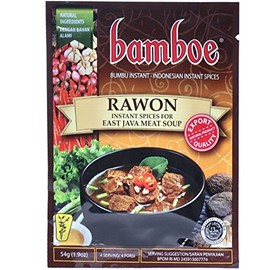 bamboe - RAWON - INSTANT SPICES FOR EAST JAVA MEAT SOUP / 1.9 OZ - 54 g - Product of Indonesia