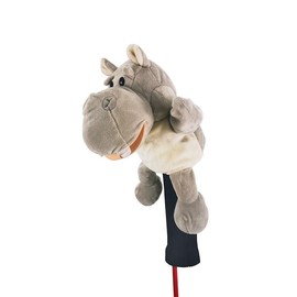 wolfman Golf Club Covers Driver Headcover Funny Cute Animal Golf Club Covers Stylish Protection for Clubs Golf Gear Driver for Men/Women/Youth (Hippo)