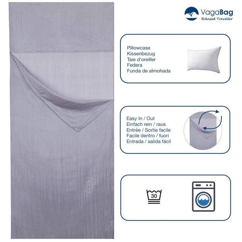 Vagabag- Luxury Silk Sleeping Bag Liner - 100% Natural Silk