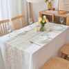 CHUQING Table Runner Gold Table Runner Golden Wedding Table Decoration