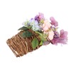 Lavender Basket Wreath for Front Door Artificial Spring Summer Wreath