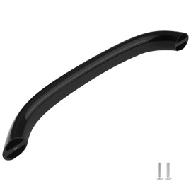 LEYURISE Microwave Door Handle Black Compatible with Frigidaire Electrolux Select Microwaves, Replace# 5304477398, Approx. 24.8 cm / 9.76 in Hole Spacing, 27.6 cm / 10.87 in Overall Length