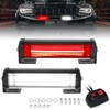 Afurkuot Red & White COB Strobe Lights with Switch, 16
