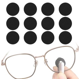 Dexspoeny 6 Pairs Eyeglass Cleaner Replacement Pads for Peeps CarbonKlean, Circle Lens Cleaner Brush Pad Tool, Eye Glasses Cleaning Brush Pad for Fingerprint, Debris Removal