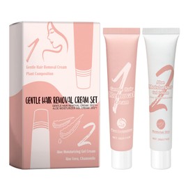 Facial Hair Removal Cream and Soothing Balm, Gentle Upper Lip Hair Remover Deeply Hydrating and Nourishing Skin, Facial Hair Remover for Women