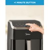 Midea Air Fryer 5.5 Quart with See-Thru Window, Heatexpress Rapid
