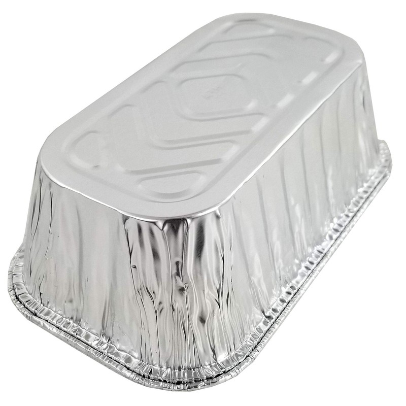 Handi-Foil 1 lb. Aluminum Foil Mini-Loaf/Bread Pan - Disposable Tins